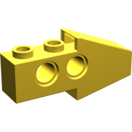 Lego kostka (kostička) sklon, špice krátká, žlutá (4107744, 4142065)
